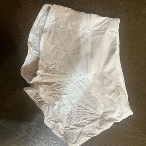 Size 2 white Lululemon 2.5 inch shorts
